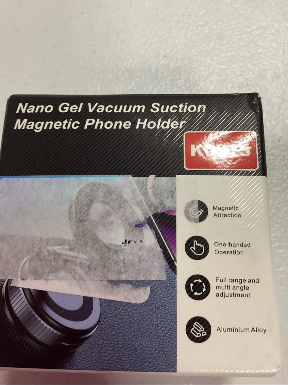 Nano Gel Vacuum Suction Magnetic Phone Holder